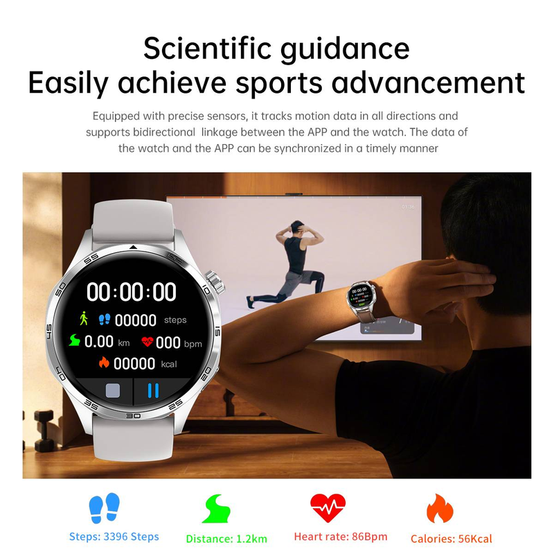 HUAWEI WATCH GT 5 Pro Akıllı Saat Xuanji Algılama GPS NFC Akıllı Saat Erkekler Pusula Bluetooth Çağrı Spor Adam Akıllı Saat Cep Telefonu için_voghion.com