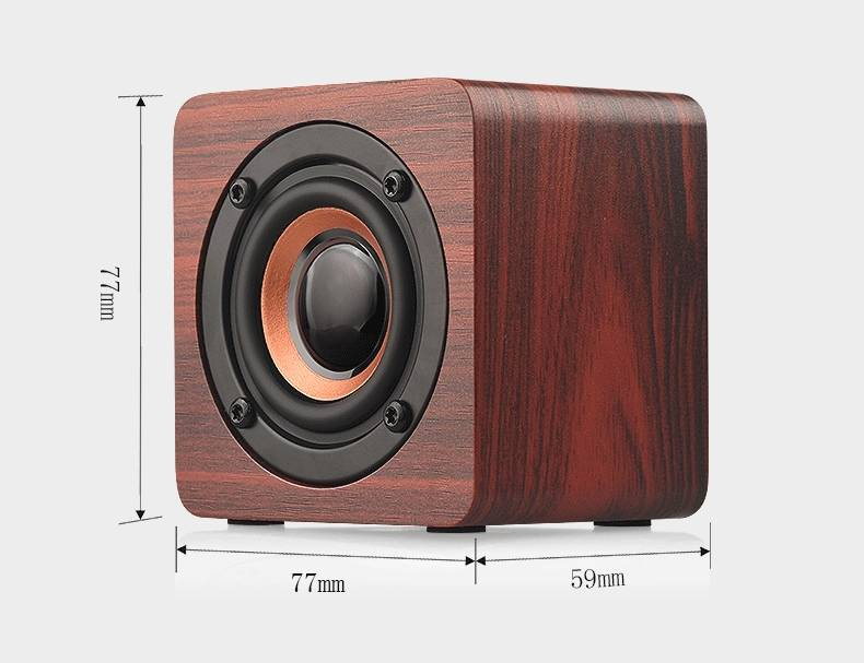 Ekologiczny drewniany głośnik Bluetooth do domu i na zewnątrz, bogaty dźwięk i przenośna konstrukcja_voghion.com