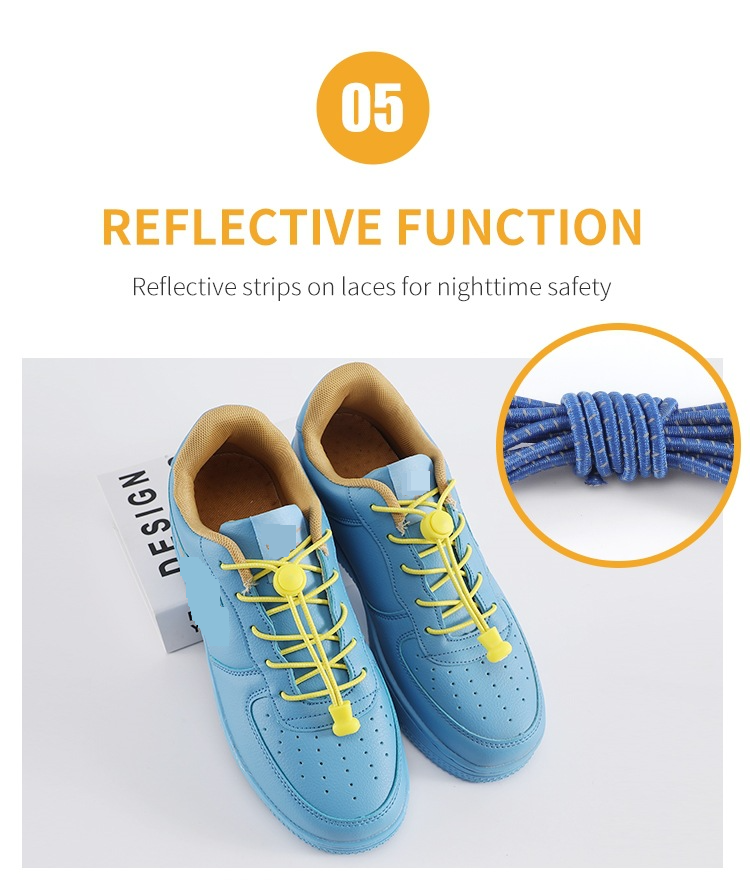 Lacci elastici per scarpe con allacciatura rapida per bambini e adulti_voghion.com