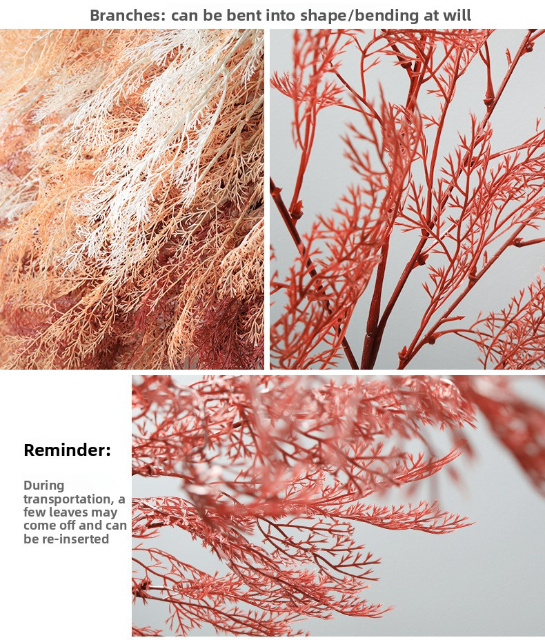 Artificial Cherry Blossom Branches - 1.2m Realistic Sakura Flowers For Wedding Decor, Photography Props & Home Styling (UV-Resistant, Bendable Stems)_voghion.com