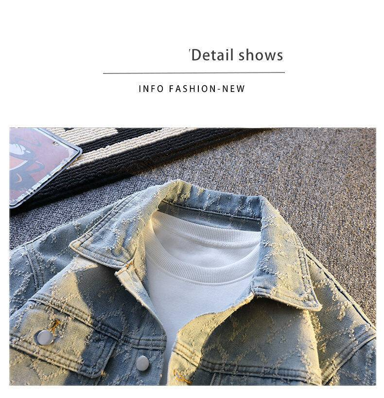 Vintage Washed Denim Jacket With Hood - Slim Fit Casual Coat For Men & Women | Lightweight Spring/Fall Outerwear (M-3XL)_voghion.com