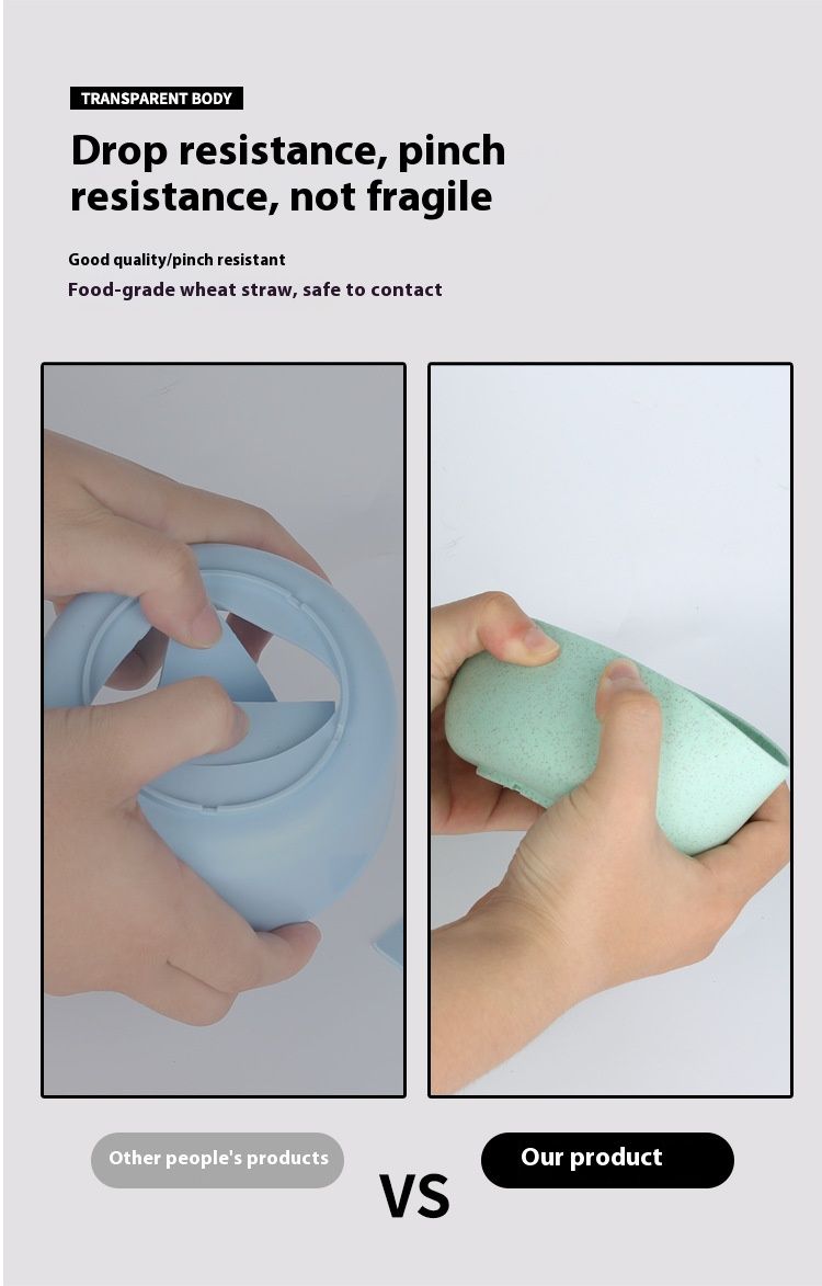 Lunch Box ecologico in paglia di grano - Contenitore Bento a 2 livelli adatto al microonde, a prova di perdite e lavabile in lavastoviglie, stile nordico minimalista_voghion.com