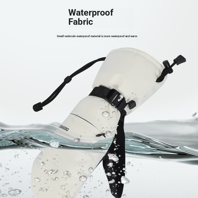 Guanti invernali da snowboard da uomo, caldi all'aperto, antivento, touch screen, in pile, impermeabili, da donna, caldi e con le dita_voghion.com