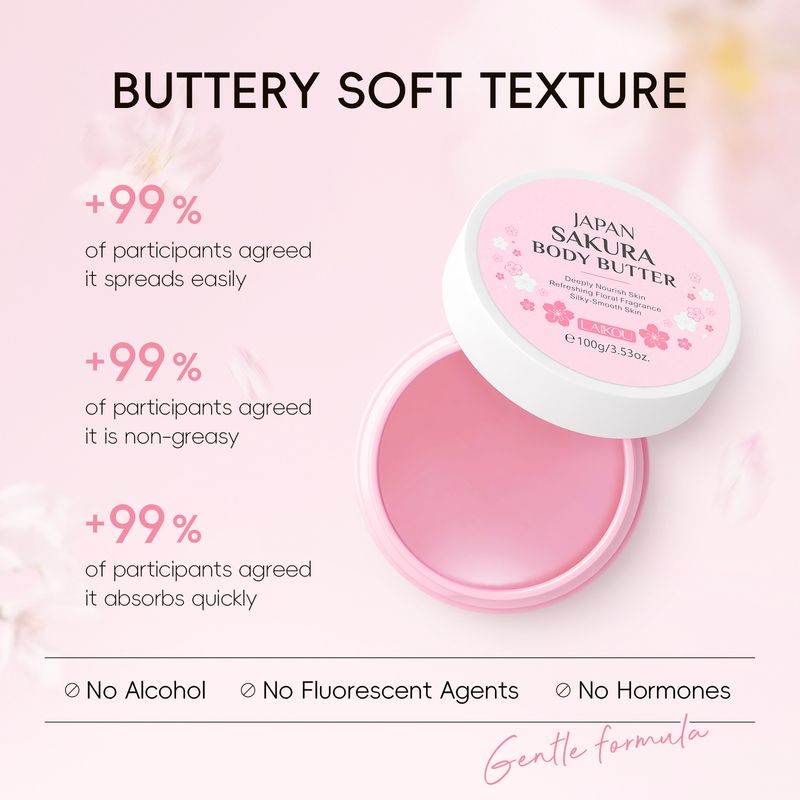 Olio corpo idratante LAIKOU Sakura 100 g_voghion.com