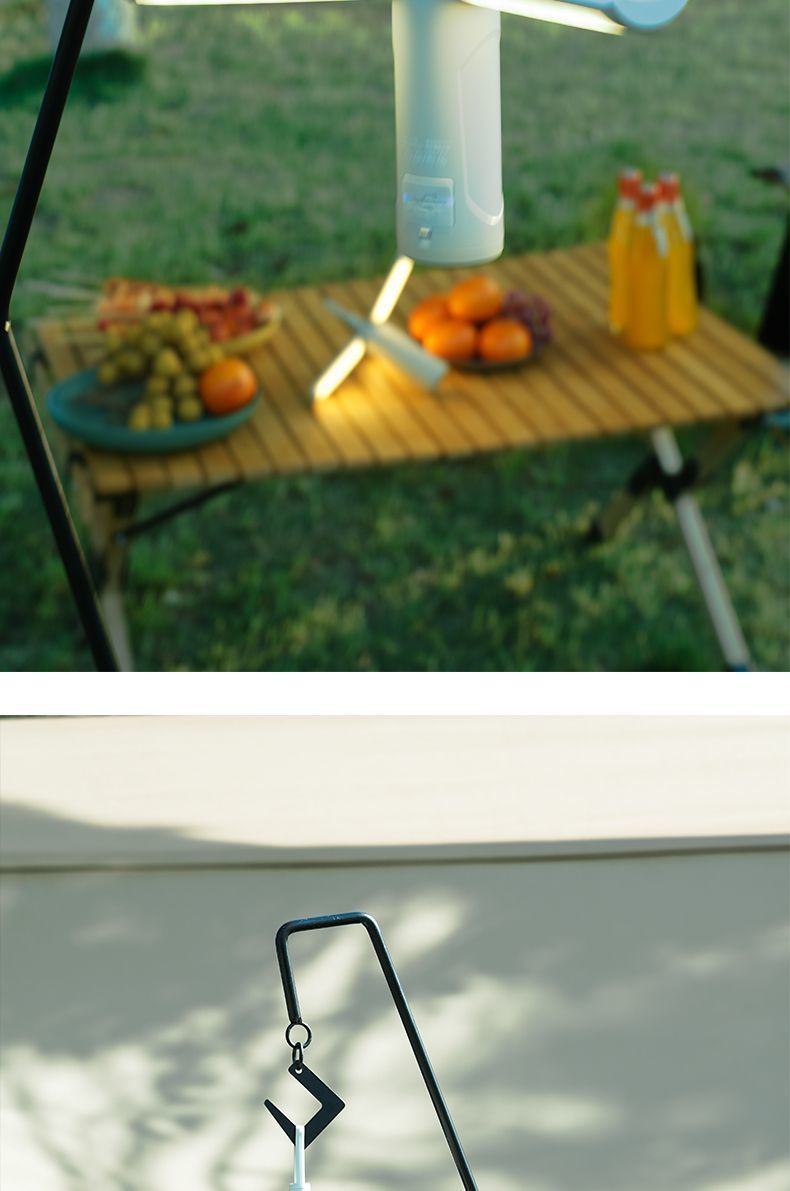 Wolsen Outdoor Magnetic Camping Lantern Multifunctional Portable Long Battery Life Desk Lamp Strong Light Flashlight_voghion.com