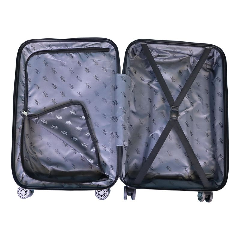BiggDesign Moods Up Black Small Size 20" Suitcase_voghion.com