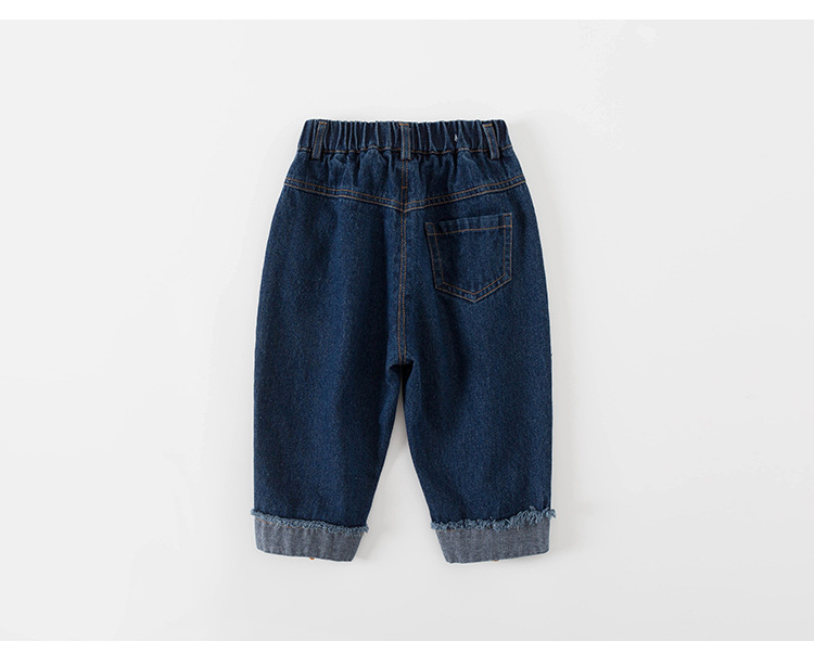 Tüdrukute kevadised ja sügisesed multifilmid Cloud teksad vabaaja lastepükstega_voghion.com