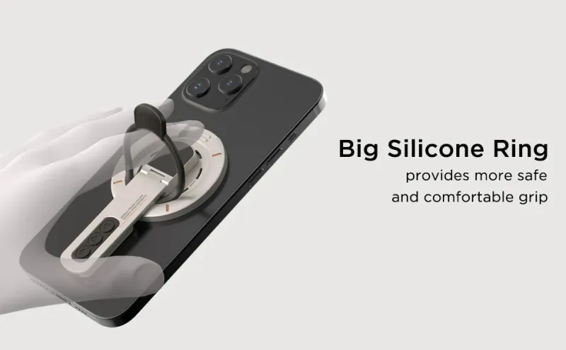 Double Magnetic Holder & Ring 360° Rotatable Stand, Universal Strong Grip Phone Mount For IPhone 12/13/14/15/16 Series_voghion.com
