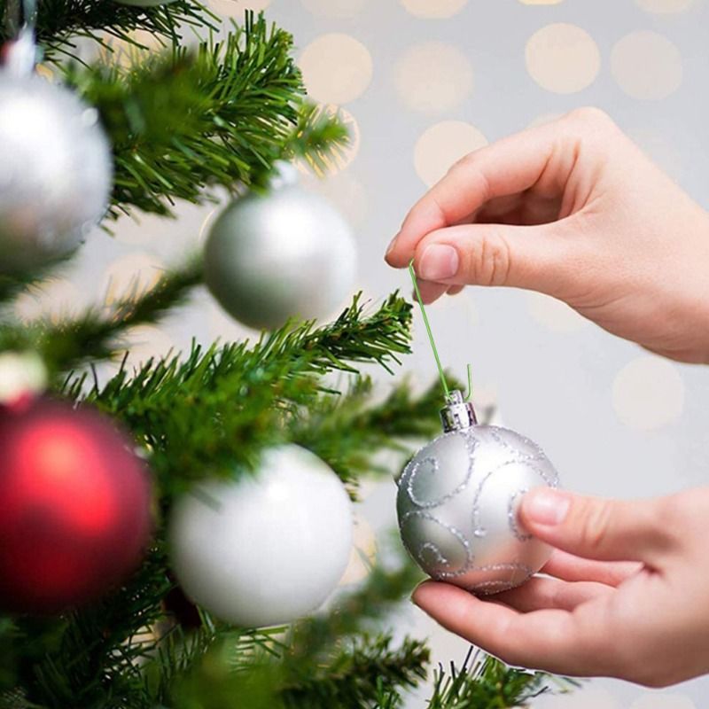 Crochets de suspension pour décorations de sapin de Noël en acier inoxydable, support pour boules de Noël, décorations pour Noël et le Nouvel An_voghion.com
