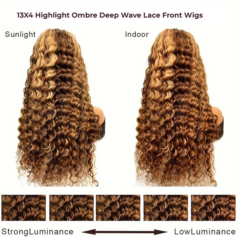 13*4 encaje 100% cabello humano peluca de alta densidad línea de cabello natural onda profunda cabello rizado 4/27 color_voghion.com