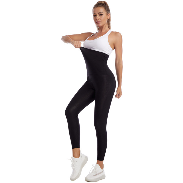 Pantalon de sport amincissant pour femme, pantalon shapewear taille haute_voghion.com