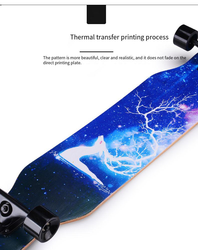 42" longboard road skateboard Cruiser vierwiel skateboard dansbord_voghion.com
