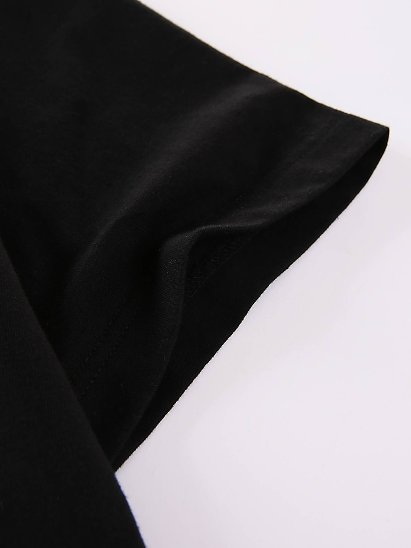 Ameerika retro skeleton wings puhtast puuvillast lühikeste varrukatega T-särk meestele ja naistele suvine oversized mitmekülgne trendikas body varrukatega topp_voghion.com