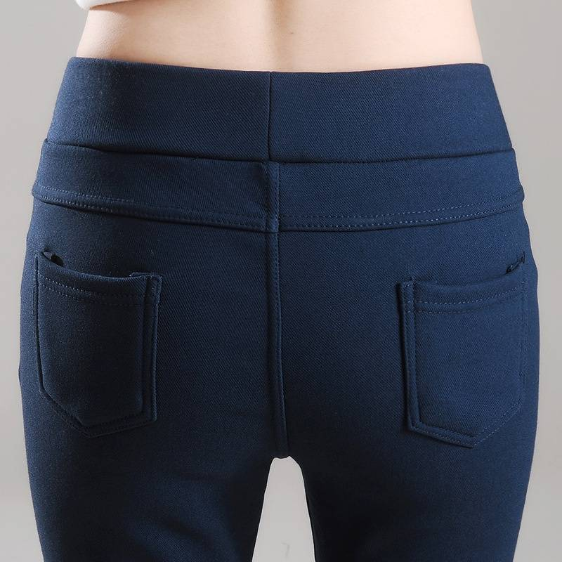 Abbigliamento da donna Leggings morbidi e ispessiti per abbigliamento esterno Pantaloni attillati_voghion.com