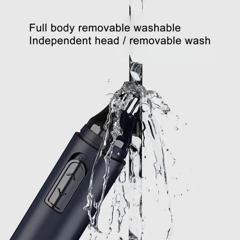 Elektrischer Nasenhaarschneider, tragbar und schnell, für Männer und Frauen, Haarschneider, Nasen- und Ohrenhaarentfernung, Reiniger, waschbar, kein Lärm_voghion.com