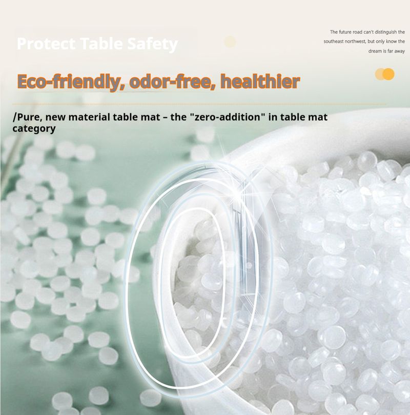 Protezione per tavolo in PVC di alta qualità: antiscivolo, resistente al calore, impermeabile (stile minimalista moderno, materiale per uso alimentare)_voghion.com