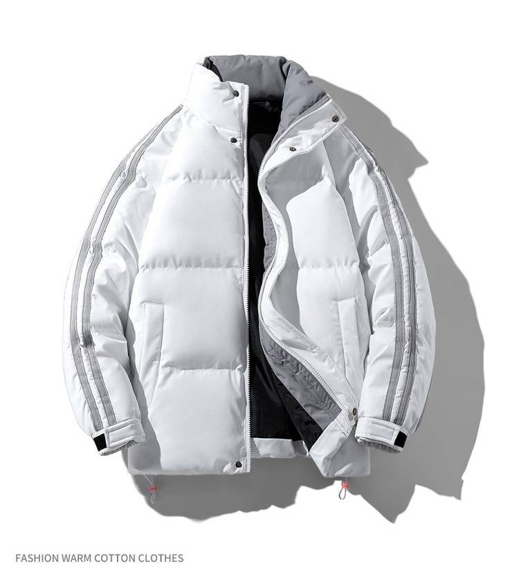 Plus-Size Winter Coat For Men – Thickened Polyester Puffer Jacket, Oversized Fit (M-6XL, Black/White/Brown/Blue)_voghion.com