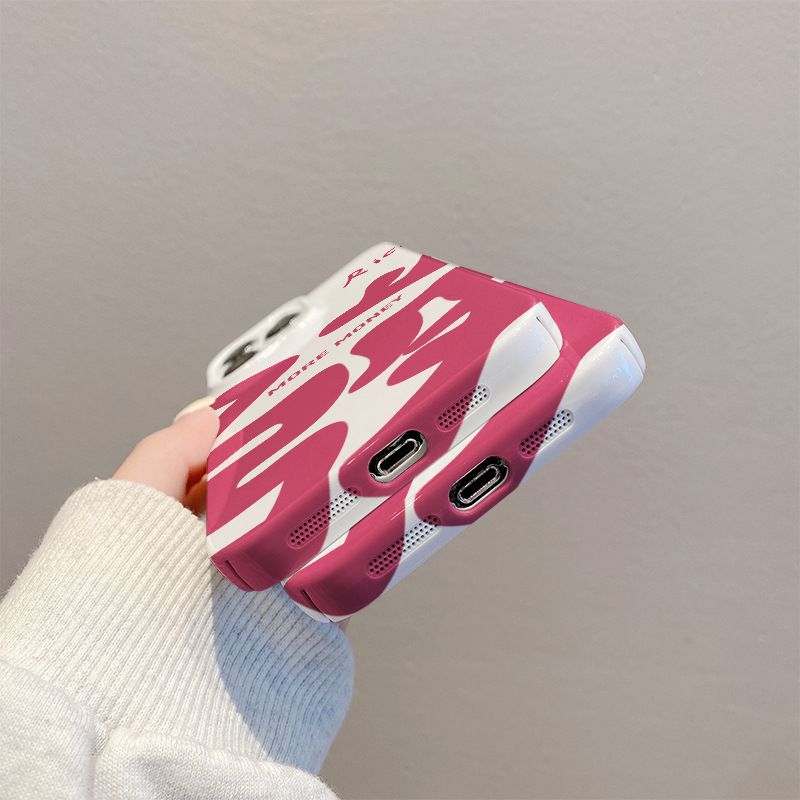 TechGlobe Fortune Text 17 Pro Max Film Wealth Simple Applicable IPhone 15 16 Phone Case 14_voghion.com