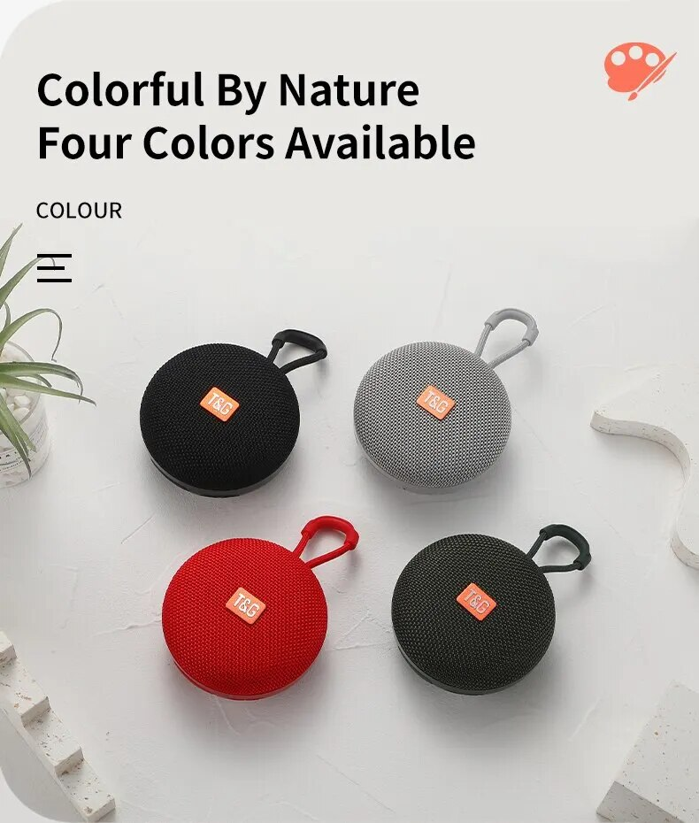 Bluetooth Outdoor Speakers Small Portable Speaker Loudspeaker Stereo Surround Support FM Radio TF_voghion.com