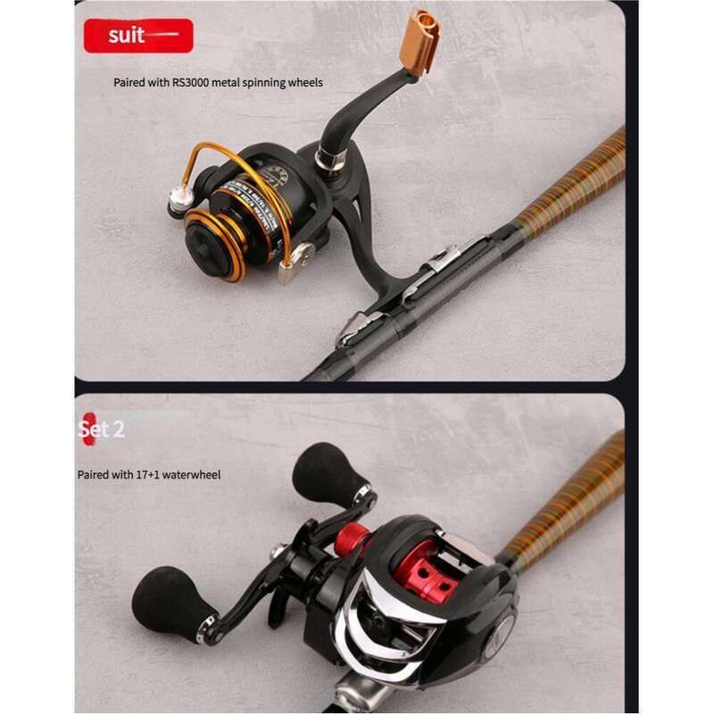 Hunter Flying Shark Carbon Ultra Short Sea Road Sub Pole Telescopic Fëscherei Staang_voghion.com
