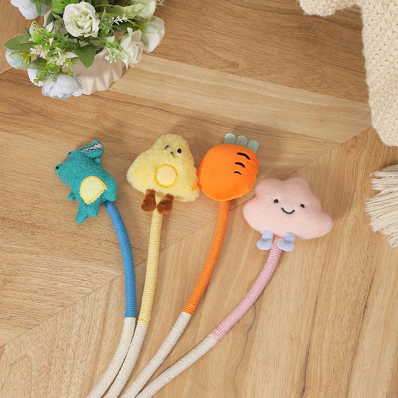 Corda da masticare in cotone per animali domestici, auto-intrattenimento per gatti, pulizia dei denti, dentizione, nodo che consuma energia, giocattolo silenzioso, galla di verme, frutta_voghion.com