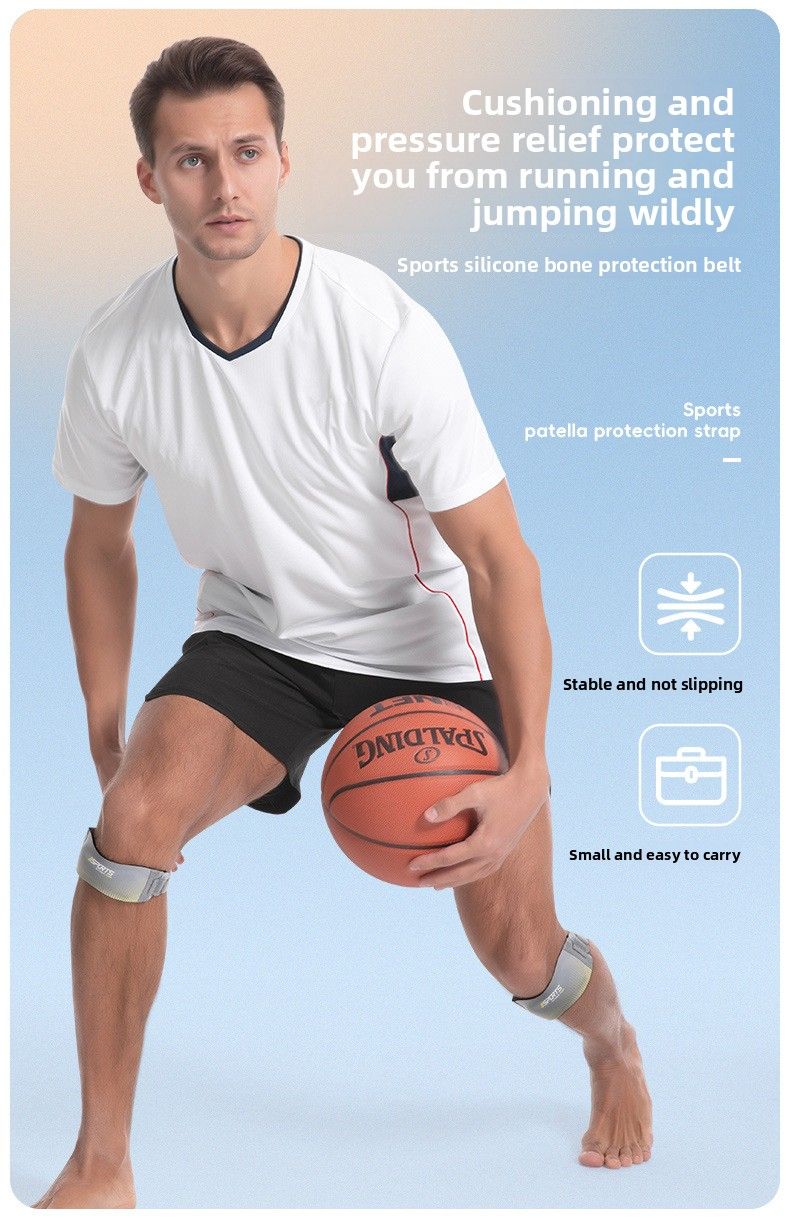 Épaississement de la rotule, stabilisateur de basket-ball, course à pied, cyclisme, absorption des chocs, compression du genou, ménisque, points de protection_voghion.com