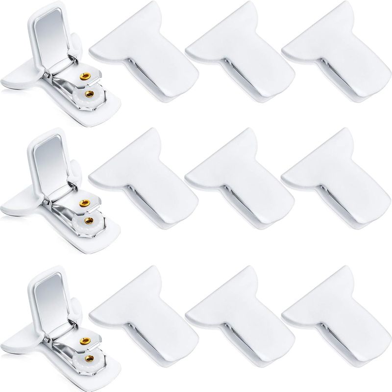 12-Pack Blanket Clips - Anti-Slip Quilt Fasteners_voghion.com