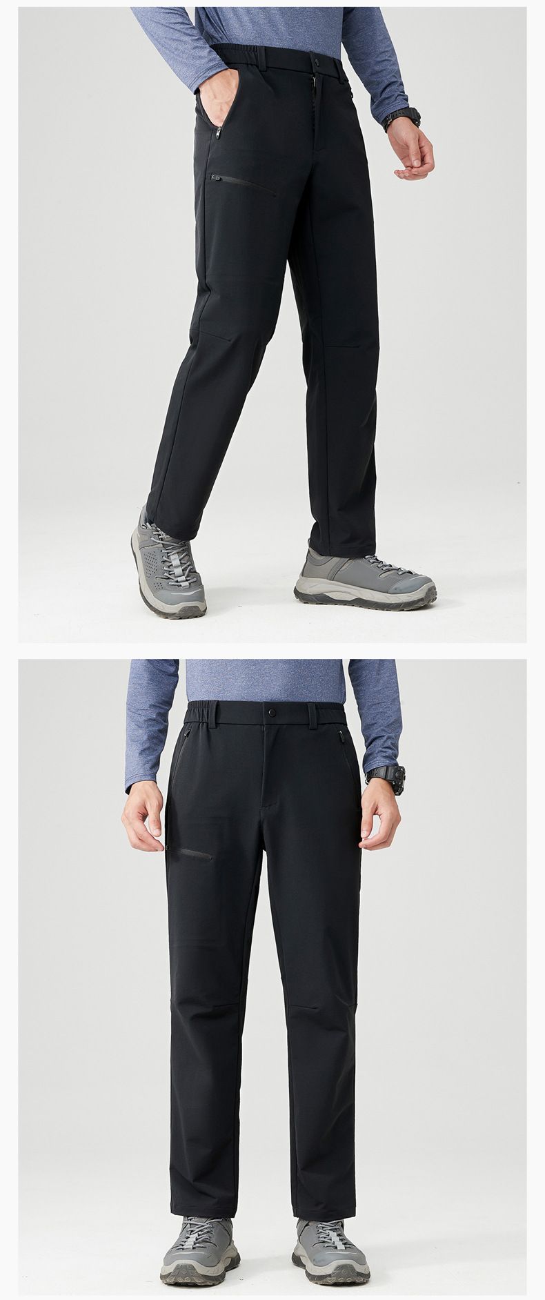 Neu Herren Drei Beweis Outdoor Soft Shell Business Casual Hosen Drapieren Hosen Modische Und Einfache_voghion.com