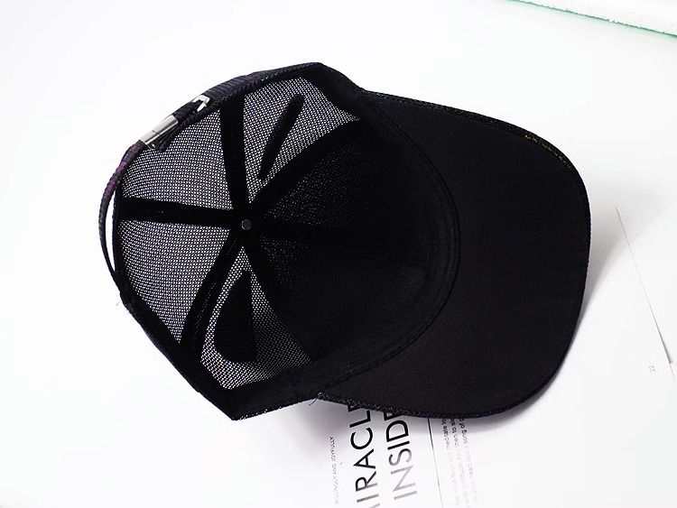 Orecchie di gatto con paillettes carine (Pane a forma di orecchio di gatto al vapore) Baseball Donna Estate Versatile Studente Cartone animato Lingua d'anatra_voghion.com