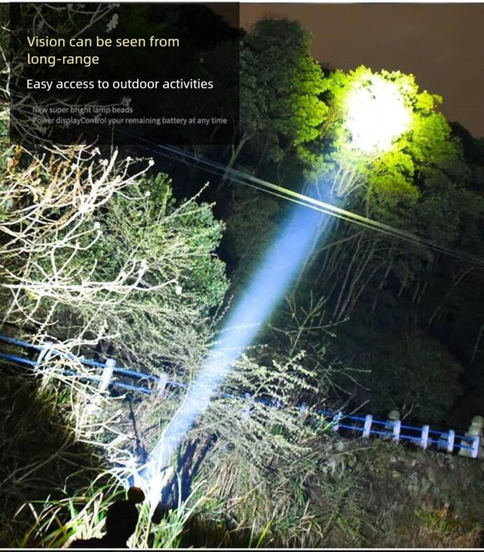 Lampada frontale a LED ad alta luminosità, super luminosa, torcia da testa, per esterni, per la casa, a lungo raggio, ricaricabile, per la pesca notturna_voghion.com