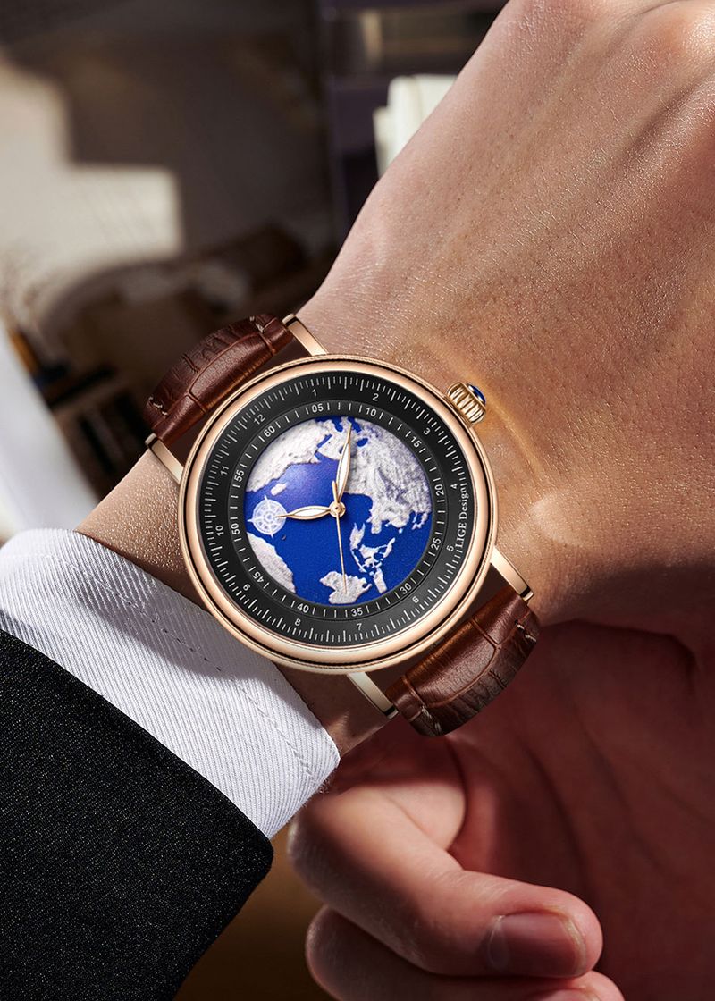 Heren- en damesmode quartzhorloge met roestvrijstalen band, waterbestendig, minimalistisch ontwerp voor zakelijk en casual gebruik_voghion.com