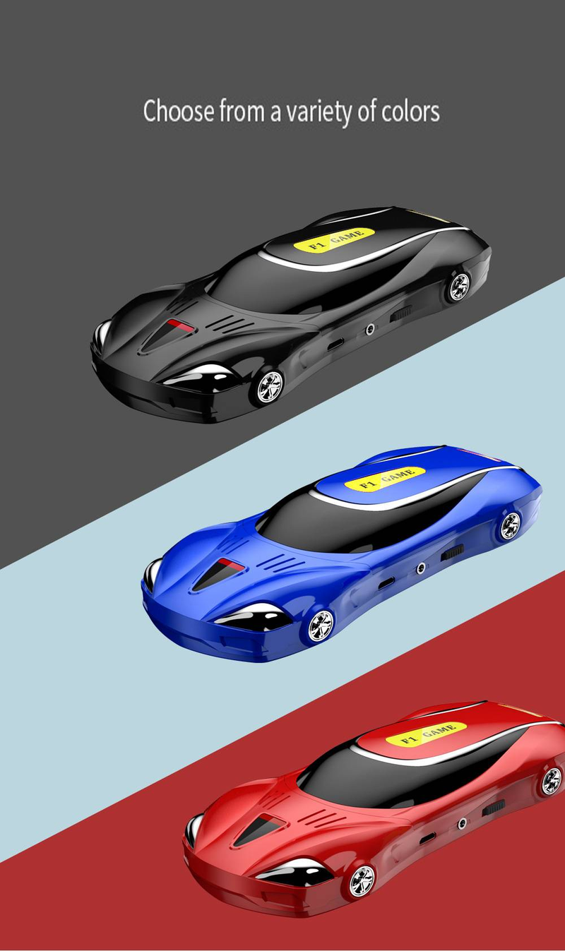 Nouvelle console de jeu portable de voiture de sport, modèle de voiture rétro nostalgique, mini console de jeu double 620 pour enfants_voghion.com