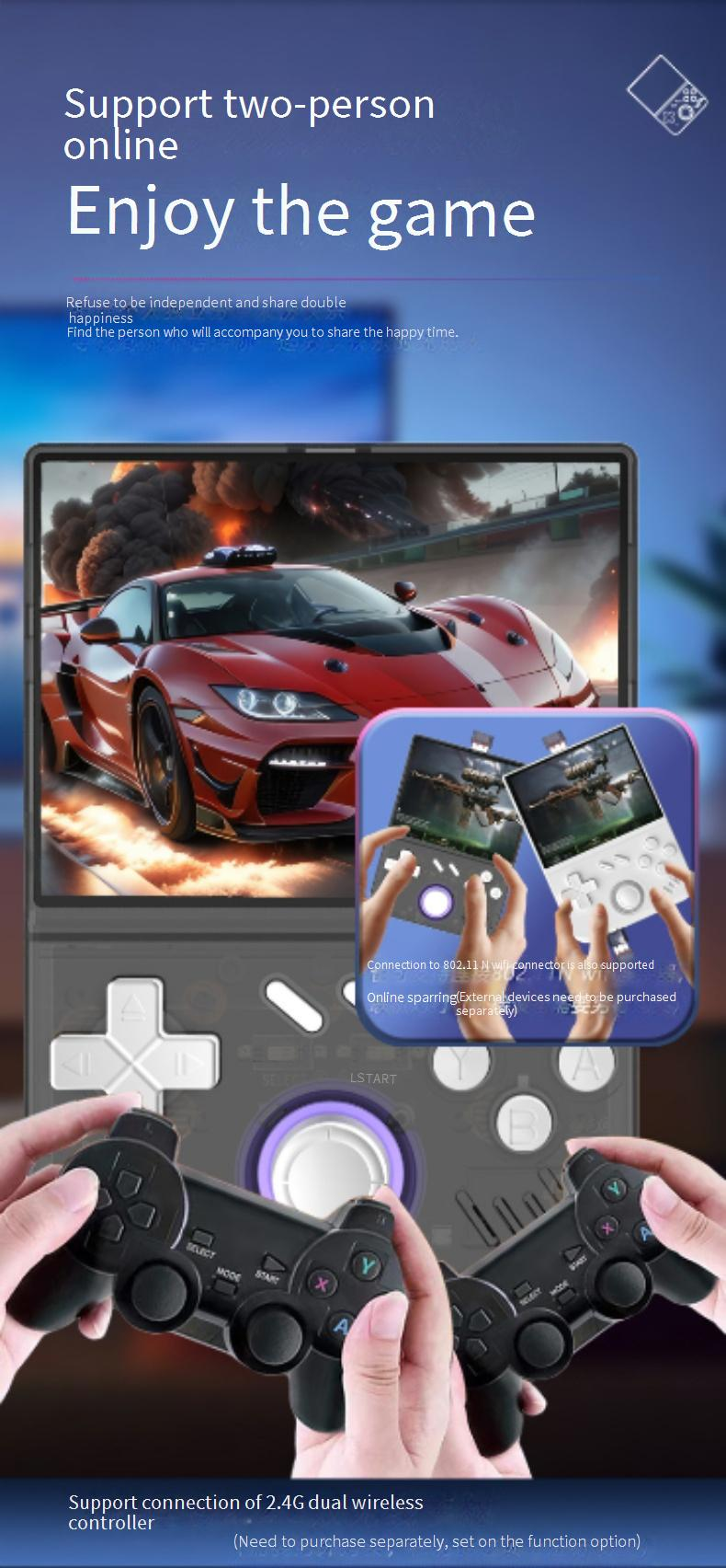 Video Game Consoles New Mymini Open Source Handheld Game Console Portable Retro Arcade Game Nostalgic 3d Dual System Handheld_voghion.com