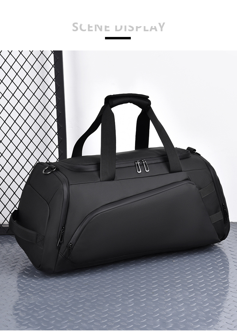 Travel Bags Men's Fitness Bag, Dry And Wet Separation, Portable Shoulder Bag, Training Sports Bag, Large Capacity Luggage, Backpack, Travel Bag_voghion.com