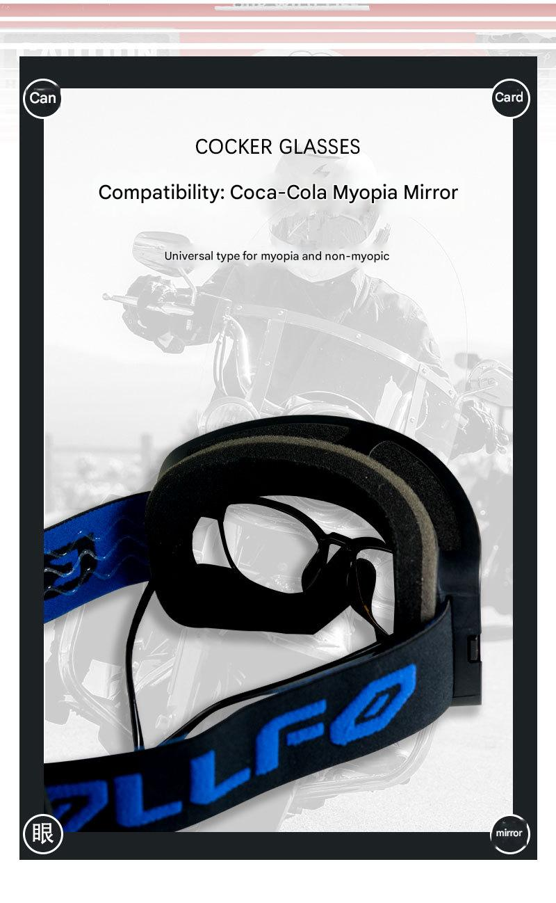 NOKO-Retro Harley Offroad-Motorradbrille, beschlagfrei und staubdicht, myopiebeständig, magnetische Allwetter-Reitbrille_voghion.com