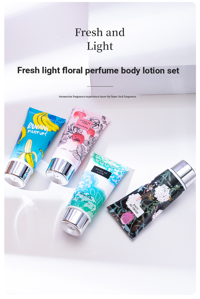 Southeast Asian Perfume Women's Set Body Lotion Two-Piece Set Long-Lasting Fragrance_voghion.com