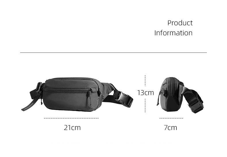 Herren-Umhängetasche, leichte Luxus-Schultertasche aus Nylon mit wasserabweisendem Design für den urbanen Streetstyle, wasserabweisende Brusttasche_voghion.com