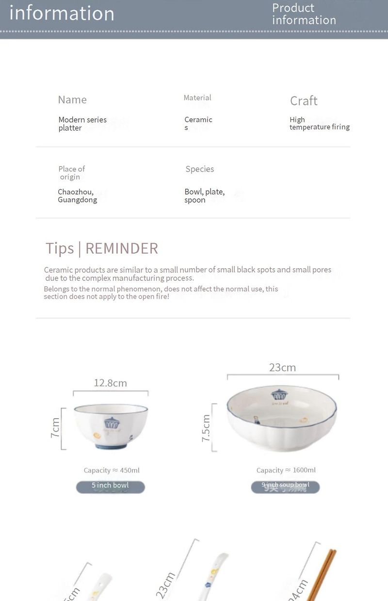 Modern Crown Ceramic Dinnerware Set – Elegant Porcelain Bowls & Plates For Family Gatherings, Holiday Feasts & Daily Use_voghion.com