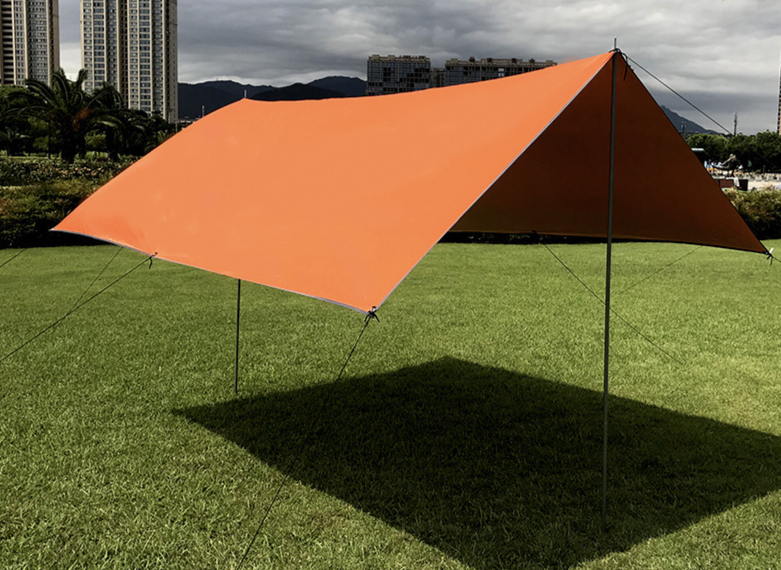 Tenda da campeggio multifunzionale, parasole, antipioggia, da spiaggia, per auto_voghion.com