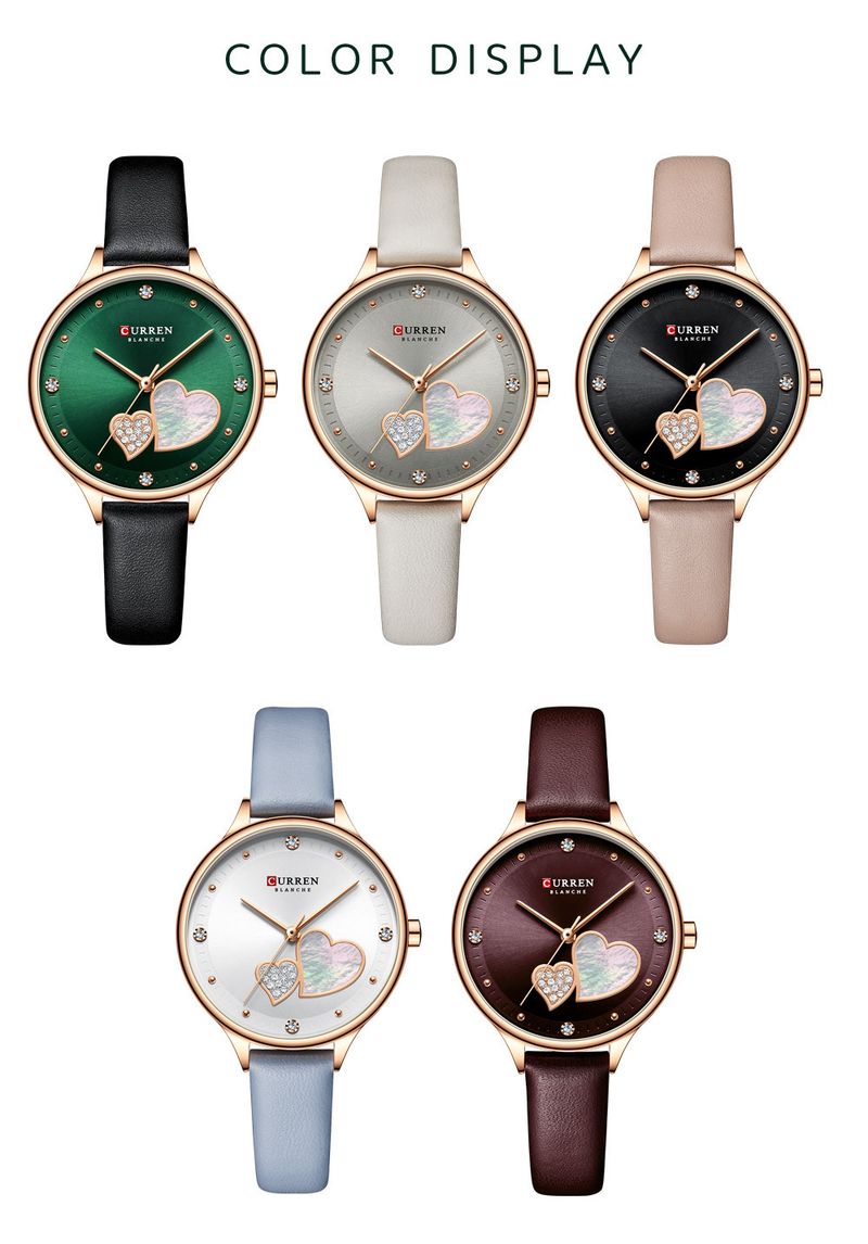 Orologio al quarzo minimalista da donna con quadrante rotondo sottile, cinturino in similpelle resistente all'acqua, orologio al quarzo da donna rotondo ultra sottile_voghion.com