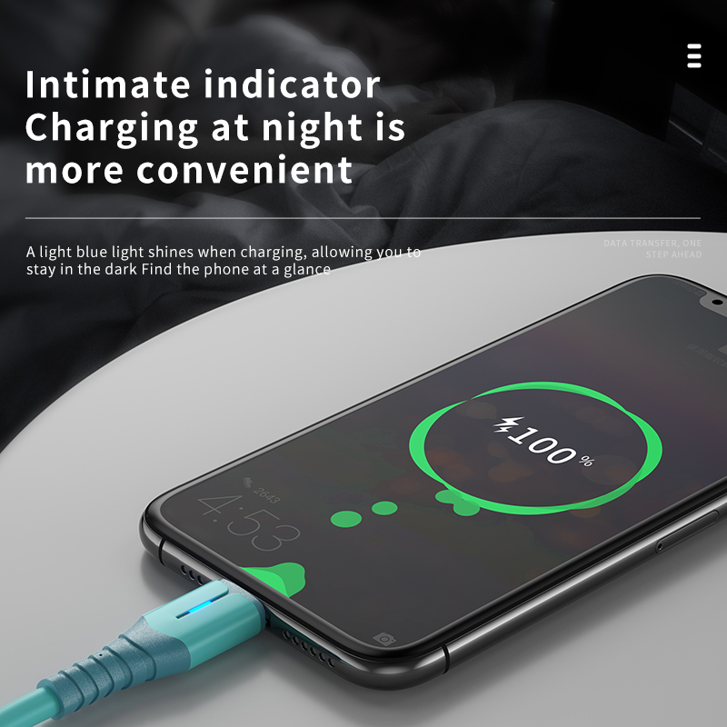 Câble Micro USB 3A charge rapide pour iPhone Samsung Redmi Huawei téléphone portable USB câble Micro USB chargeur données_voghion.com