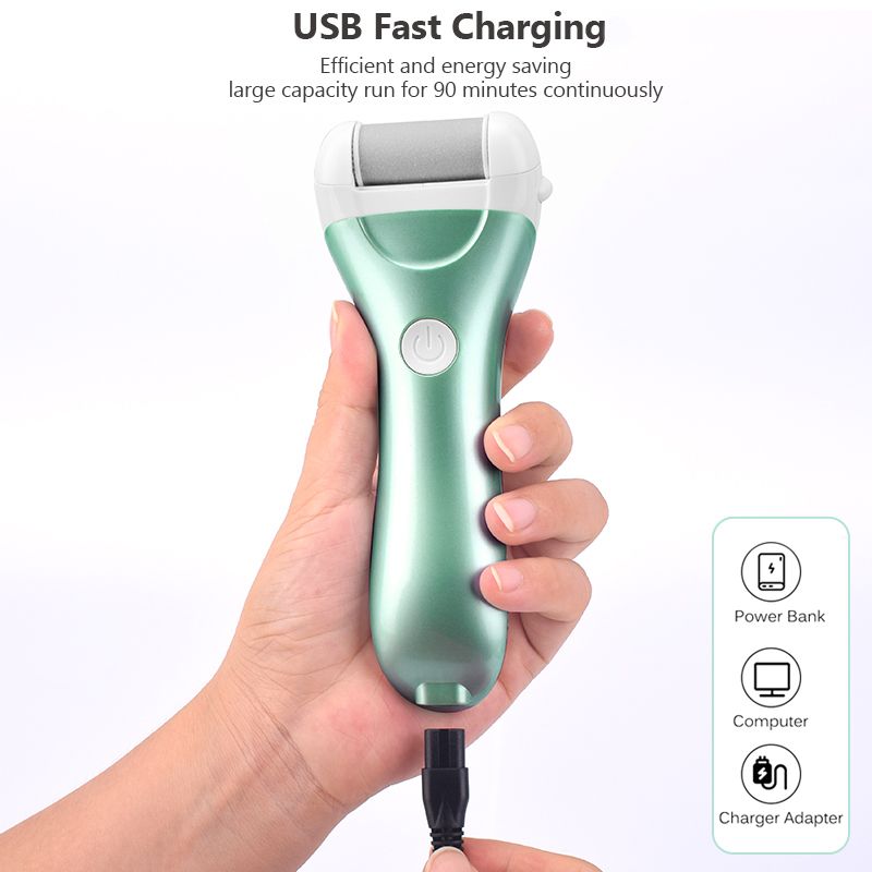 USB Charged Electric Foot File for Heels Grinding Pedicure Tools Professional Foot Care Tool Dead Hard Skin Callus Remover_voghion.com
