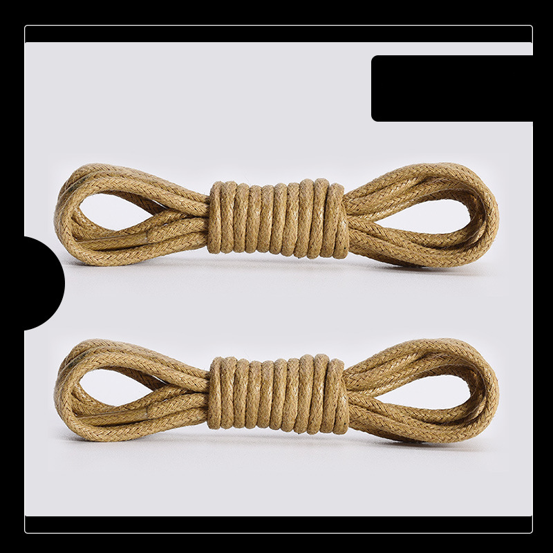 Accessori per scarpe Stivali Martin lacci per scarpe scarpe in pelle stivali marrone bianco nero corda cerata lacci per scarpe rotondi cerati corda un paio_voghion.com