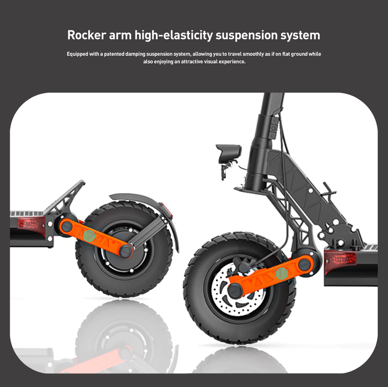 JOYOR S10-S-Z Folding Electric Scooter 1000W*2 Dual Motors 60V18AH High-capacity Battery 10*3.0 Widen Tires 75Km Max Range_voghion.com