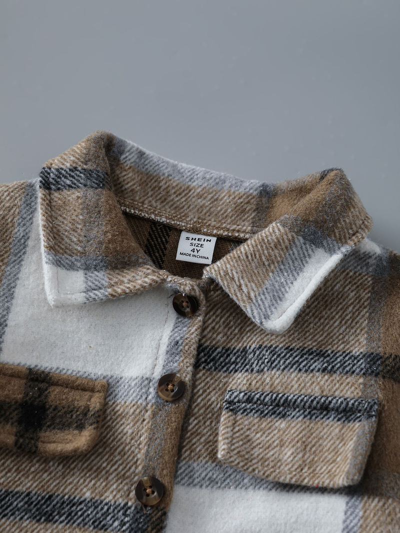 3-teiliges Herbst-Set aus Jeansweste und Cordhemd mit verwaschenen Jeans für Mädchen – weiche Baumwollmischung, stylisch und bequem (4–7 Jahre)_voghion.com