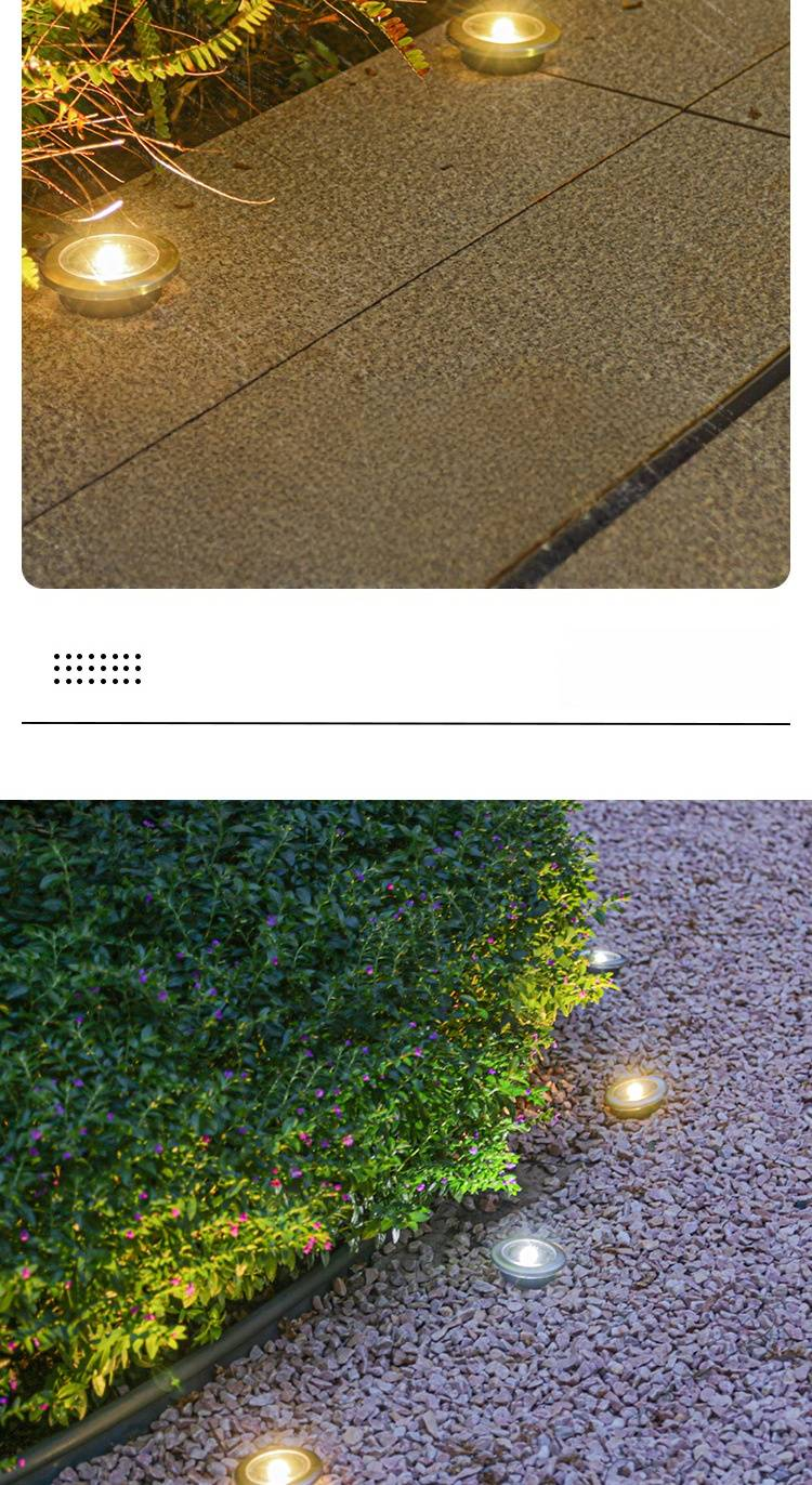 Solar-Gartenleuchten für den Außenbereich, wasserdicht, LED-Landschaftsbeleuchtung für Wege, Höfe und Terrassendekoration – Warmweiß/Kaltweiß (1/4/8 LEDs zur Auswahl)_voghion.com