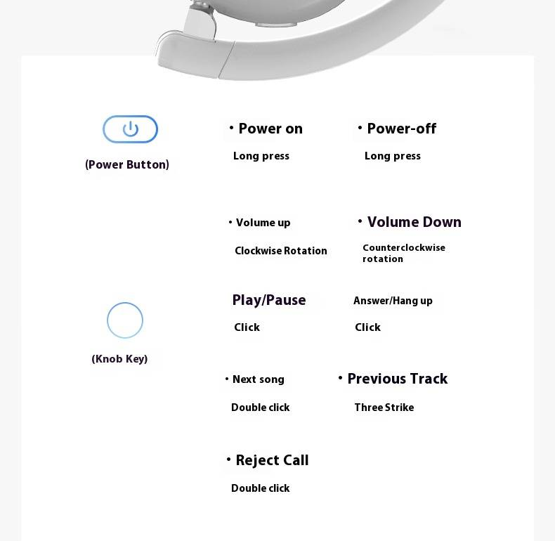 Wireless Bluetooth Headphones Over-Ear, Lightweight Comfort, 50-Hour Playtime, Hi-Fi Stereo Sound, Built-in Mic, Foldable Design For Travel_voghion.com