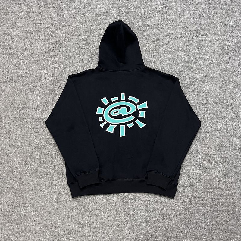 Erkek İlkbahar ve Sonbahar Fermuarlı Kapüşonlu Kazak Güneş Rulosu Mont Hip Hop Hırka_voghion.com