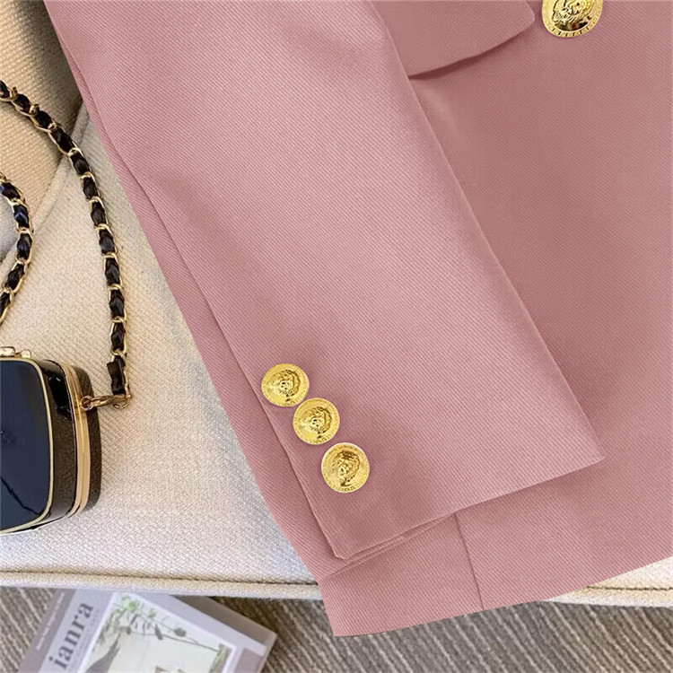 Women's Clothing Black high end Internet celebrity spring and autumn new style small casual versatile celebrity retro top small suit jacket_voghion.com