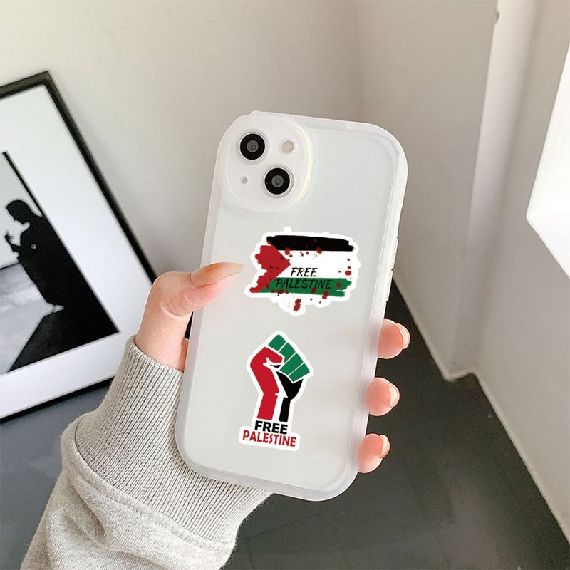 50 kusů samolepek s graffiti s motivem Pákistánu a Palestiny na ozdobení zavazadel, motocyklů, vodotěsných samolepek_voghion.com